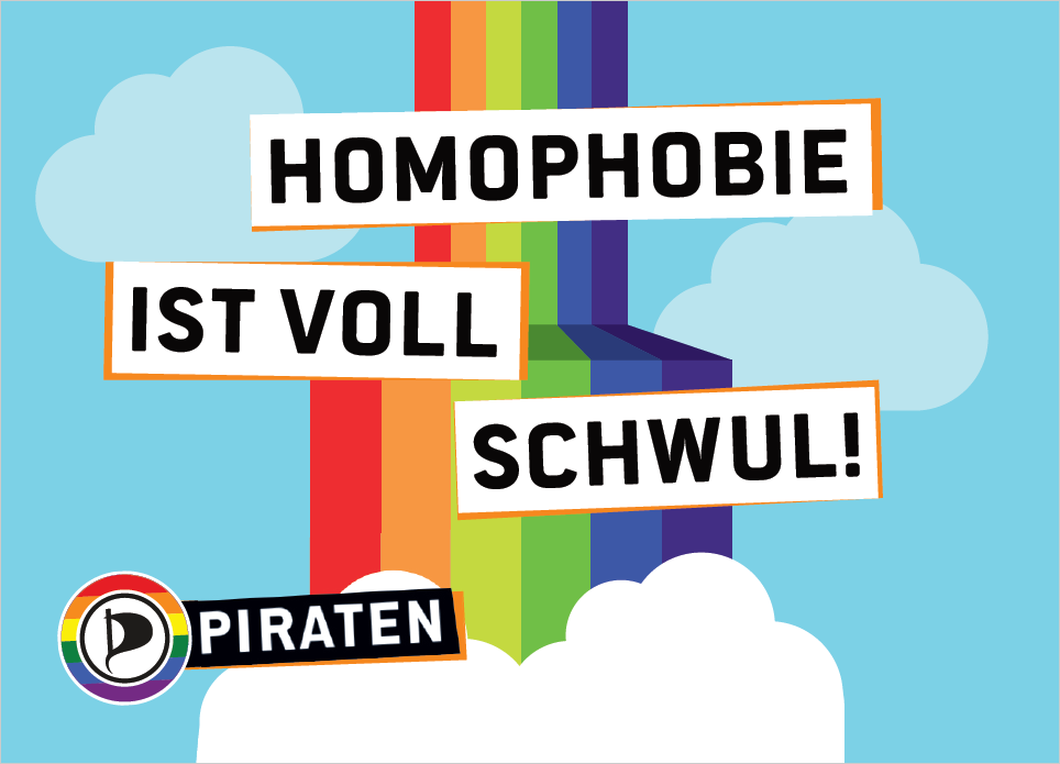 Sticker "Homophobie ist voll schwul"