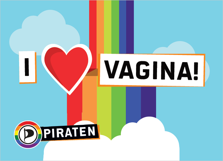 Sticker "I love Vagina"