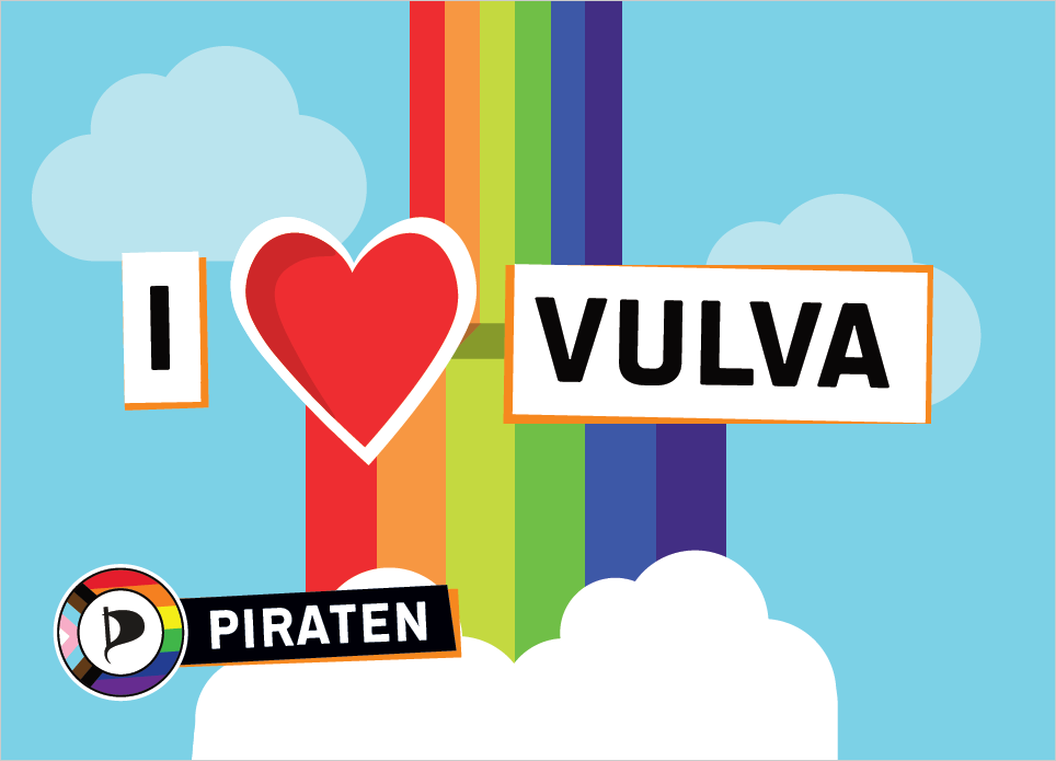 Sticker "I love Vulva"