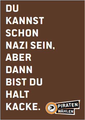 Sticker "Du kannst schon Nazi sein"